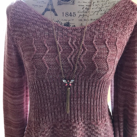 🌺American Rag Rose Colored Knitted Sweater 🌺 - Picture 2 of 5